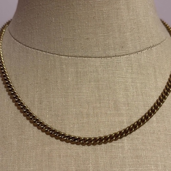 ✨THURS SALE✨ NWOT Kendra Scott Ace Necklace Chain Necklace Vintage Gold - Picture 1 of 10